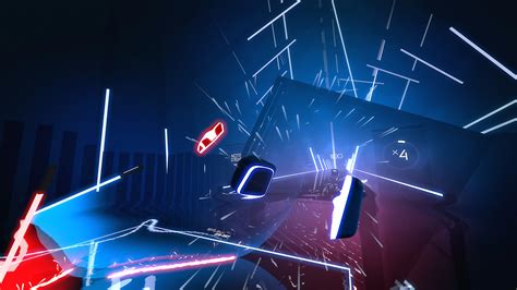 Beat Saber: A Neon-Fueled Rhythm Game Extravaganza That Will Test Your Reflexes and Coordination!